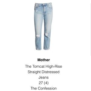 Mother tomcat jeans